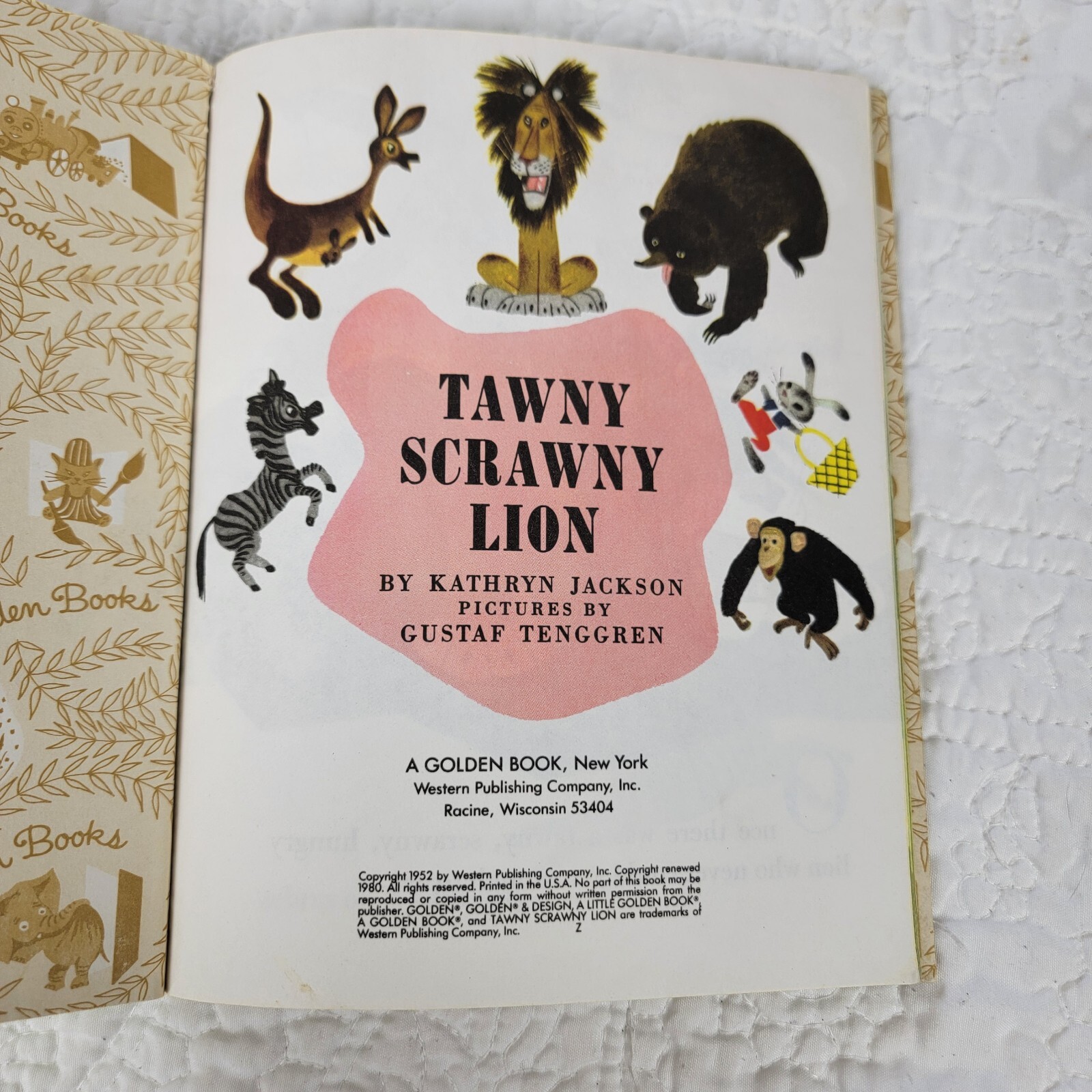 Vintage Little Golden Books Lot of (3) incl. The Cow Went Over The Mountain 1963