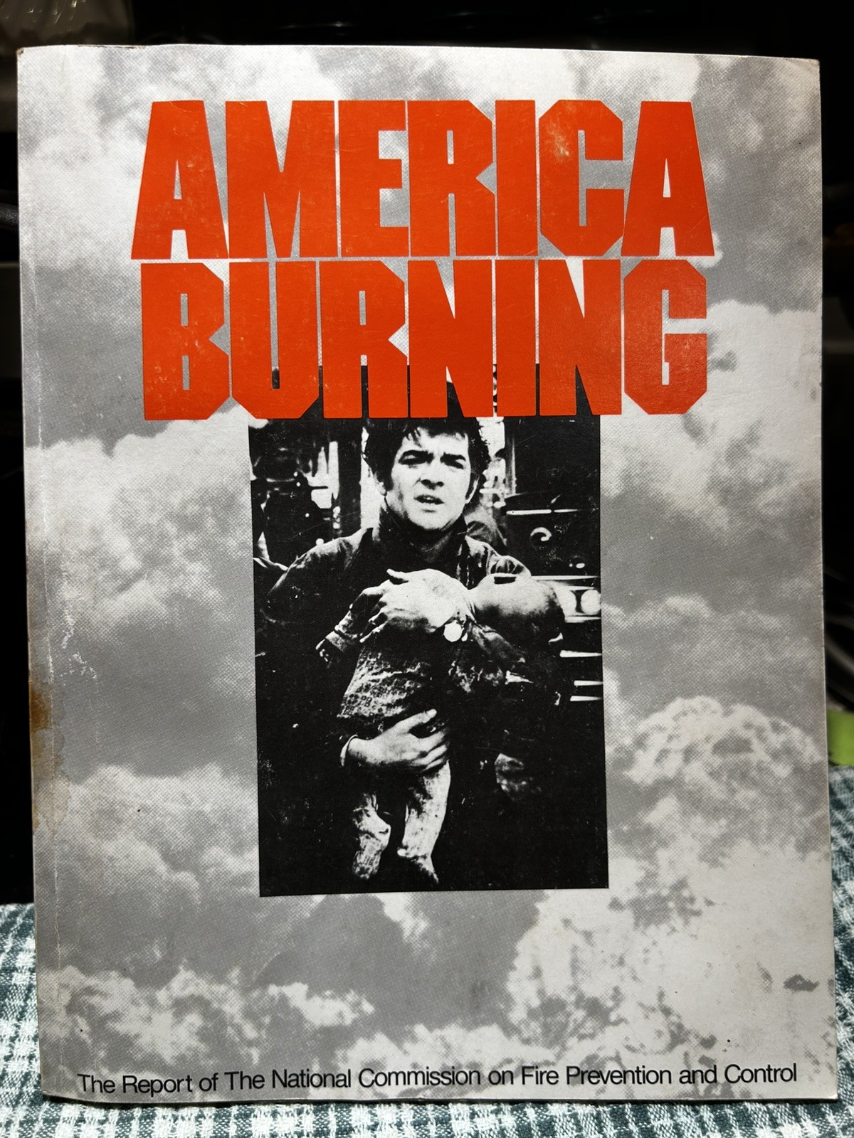 America Burning ~Fire Prevention And Control. USED. Read Full Description Please