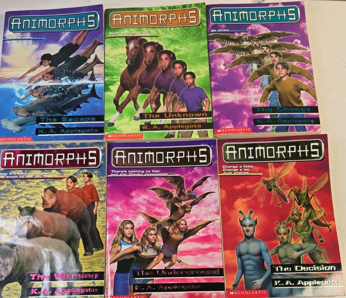 ANIMORPHS series 1-25 Complete set Plus 28, 29, 30 K.A Applegate Lot Of 28 Books