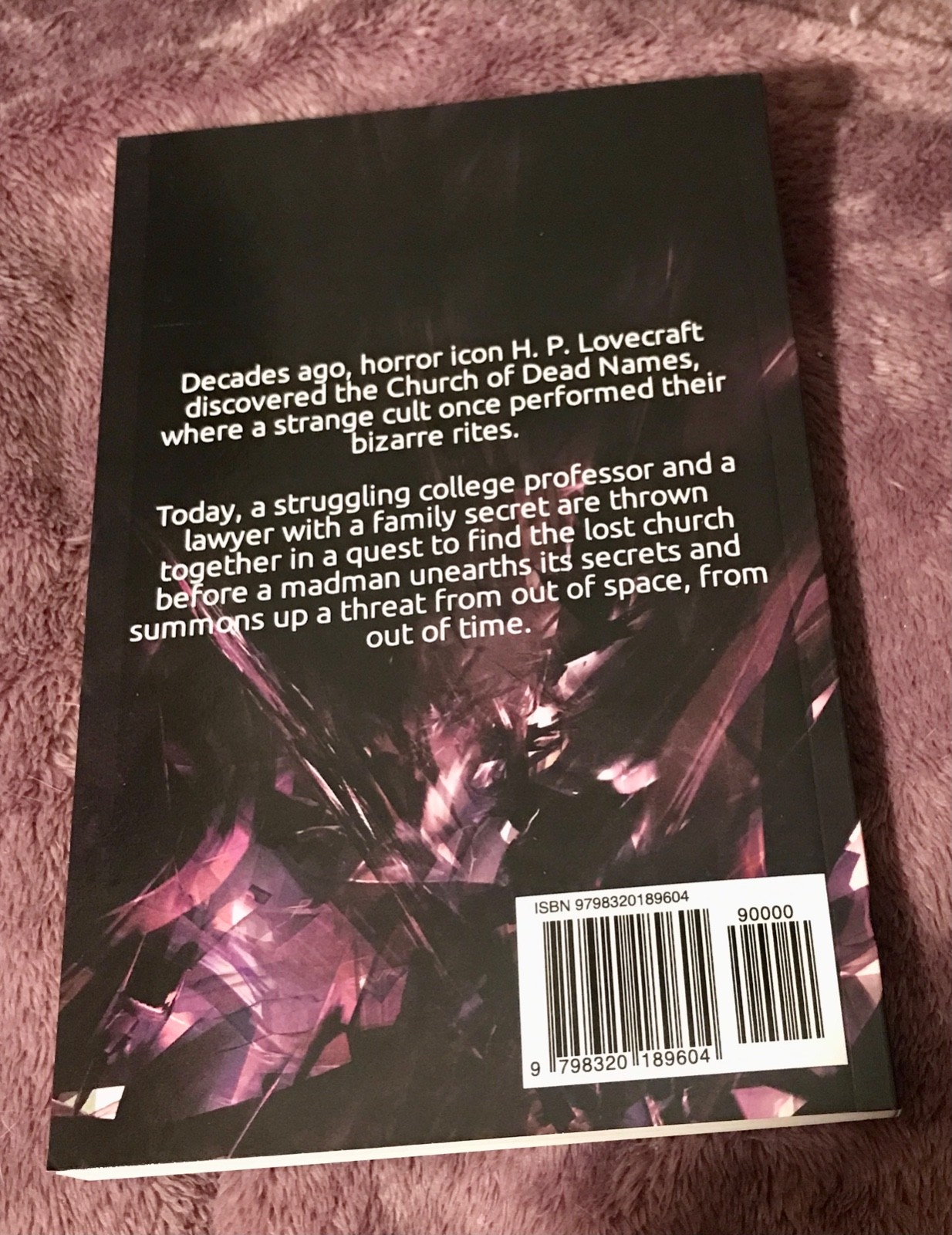 The Church of Dead Names Rory O&rsquo;Brien autographed sci-fi horror paperback 2024