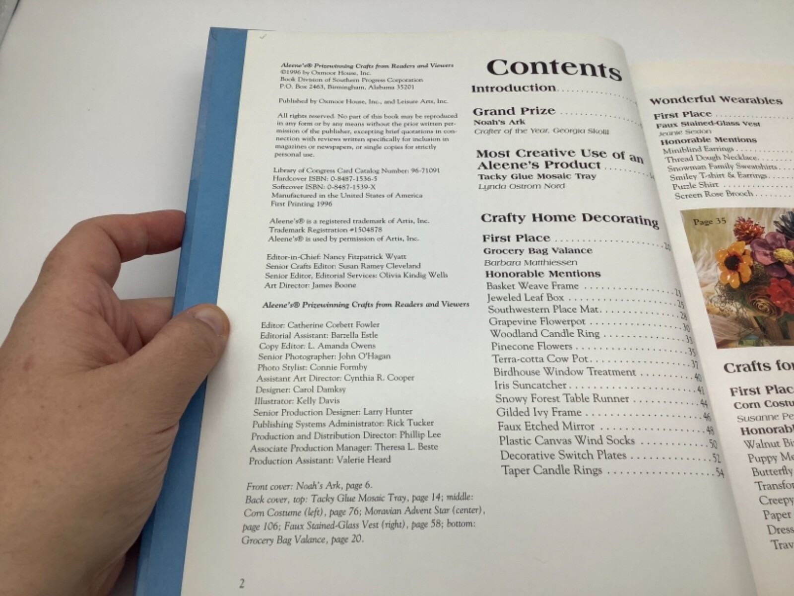 Aleene&rsquo;s Prizewinning Crafts ISBN 0-8487-1536-5, Pages 143, Looks Unused