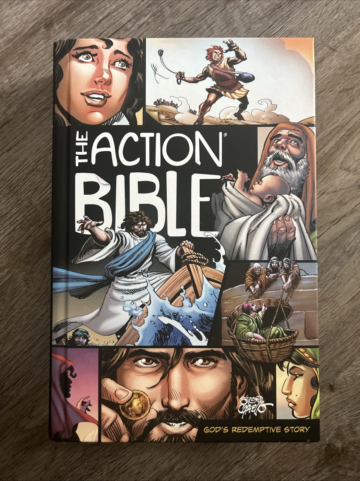 The Action Bible: God&rsquo;s Redemptive Story by Sergio Cariello Graphic Novel