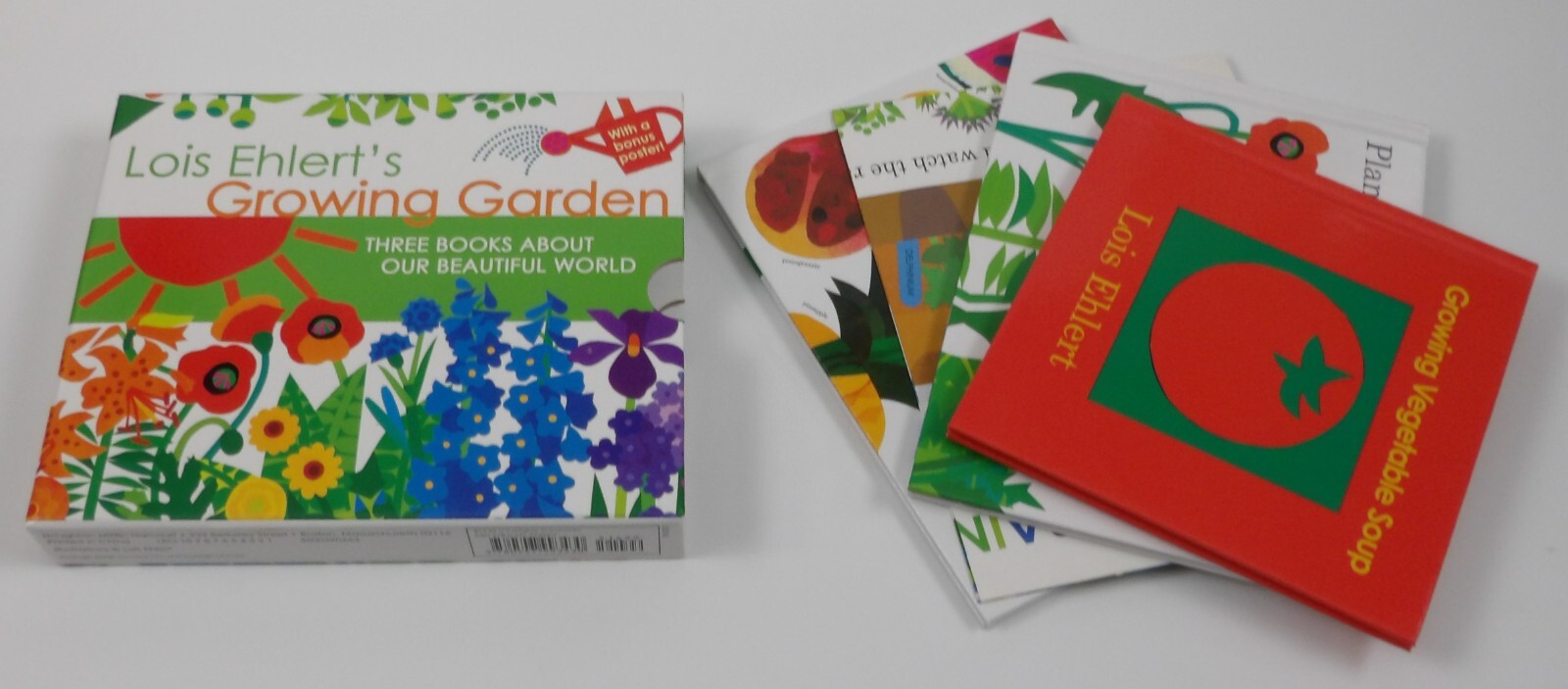 Lois Ehlert&rsquo;s Growing Garden: Three Books About Our Beautiful World HC slipcase