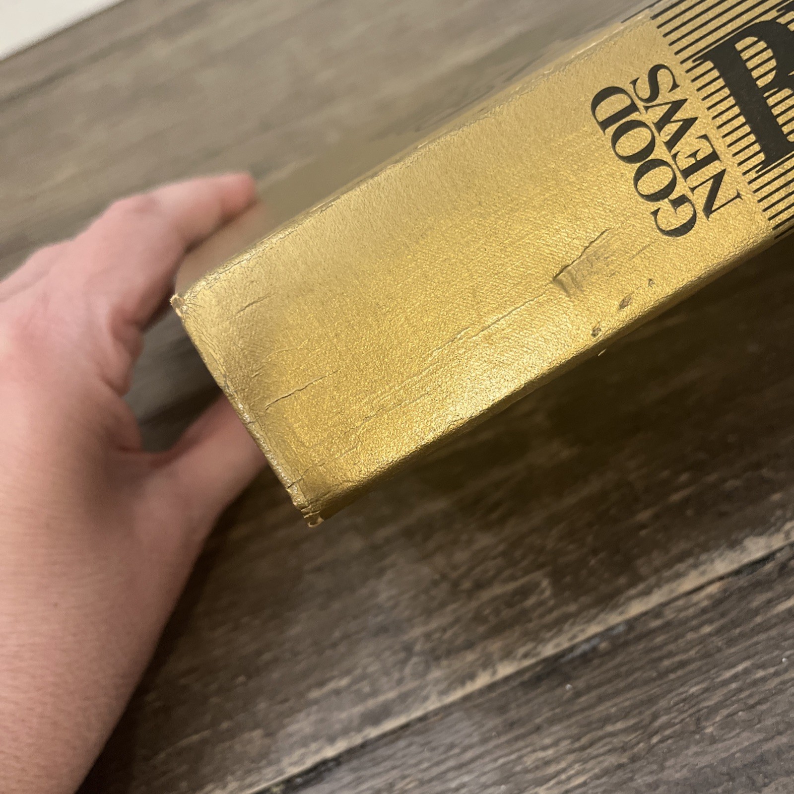 Vtg 1976 Good News Bible Today&rsquo;s English Version Gold Hardcover 480 Pages