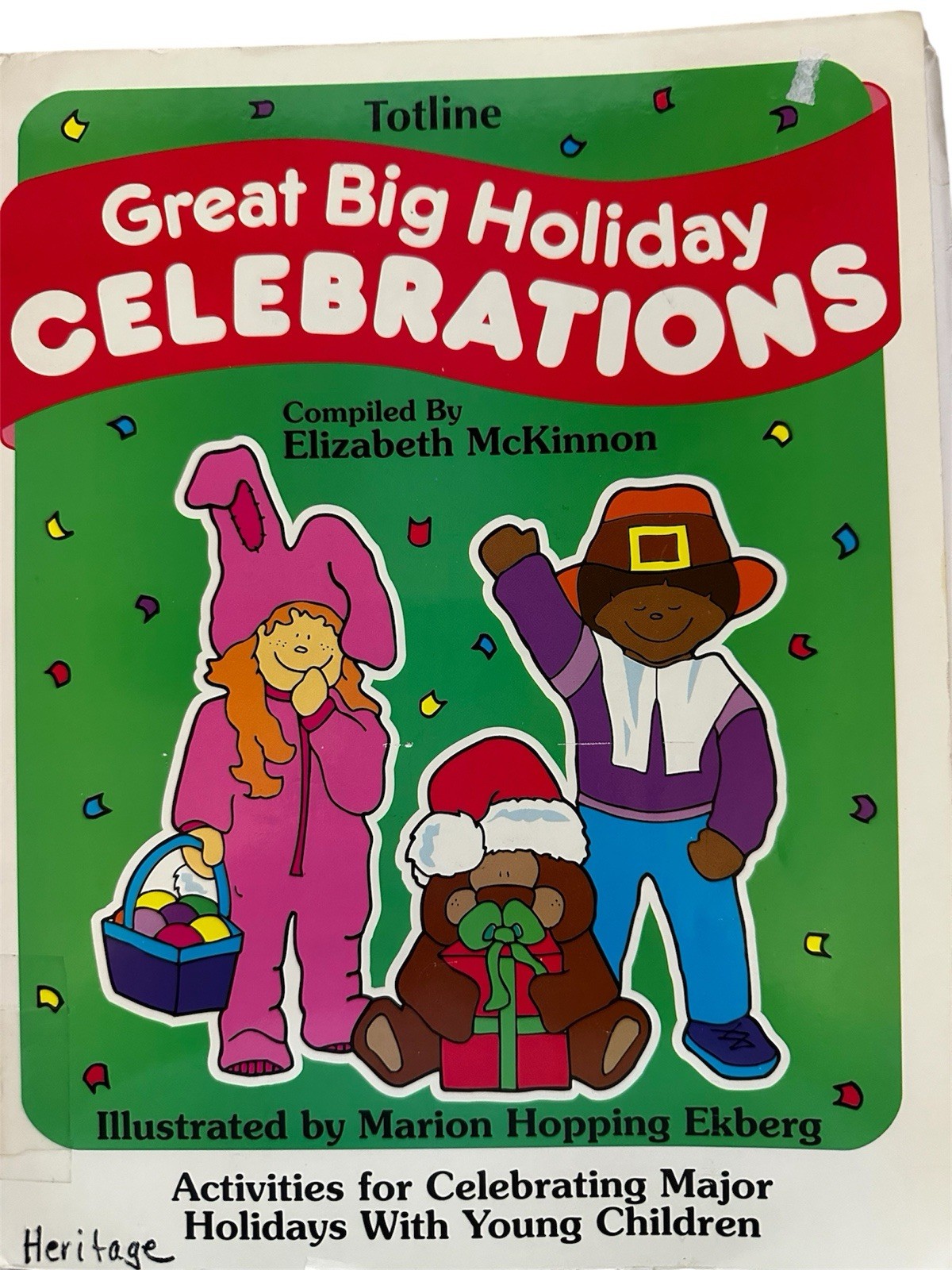 Vintage 90&rsquo;s Totline Great Big Holiday Celebrations 221 pages