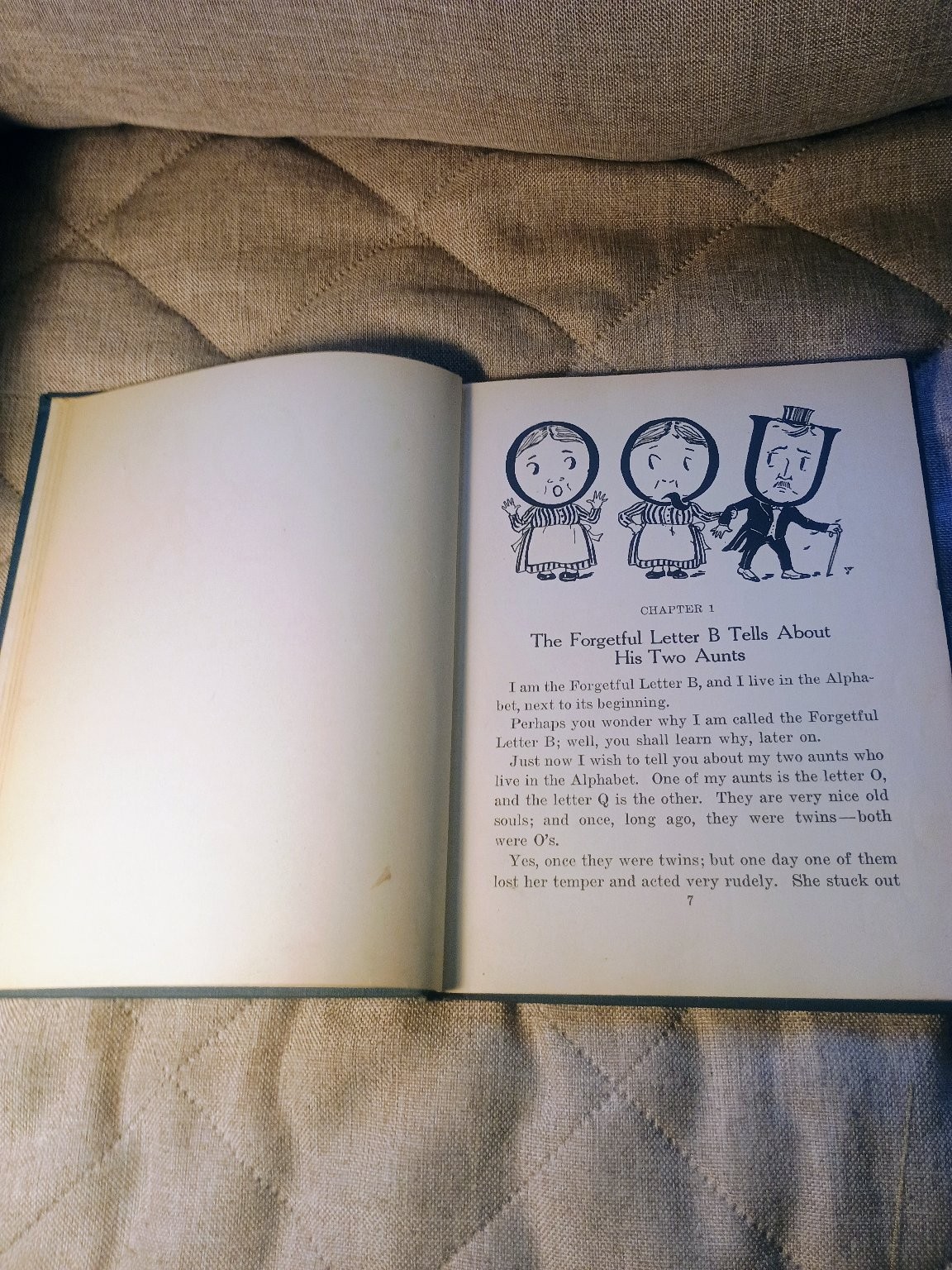 The Forgetful Letter B Richard A. Clarke 1922 Vintage Children&rsquo;s Illustrated