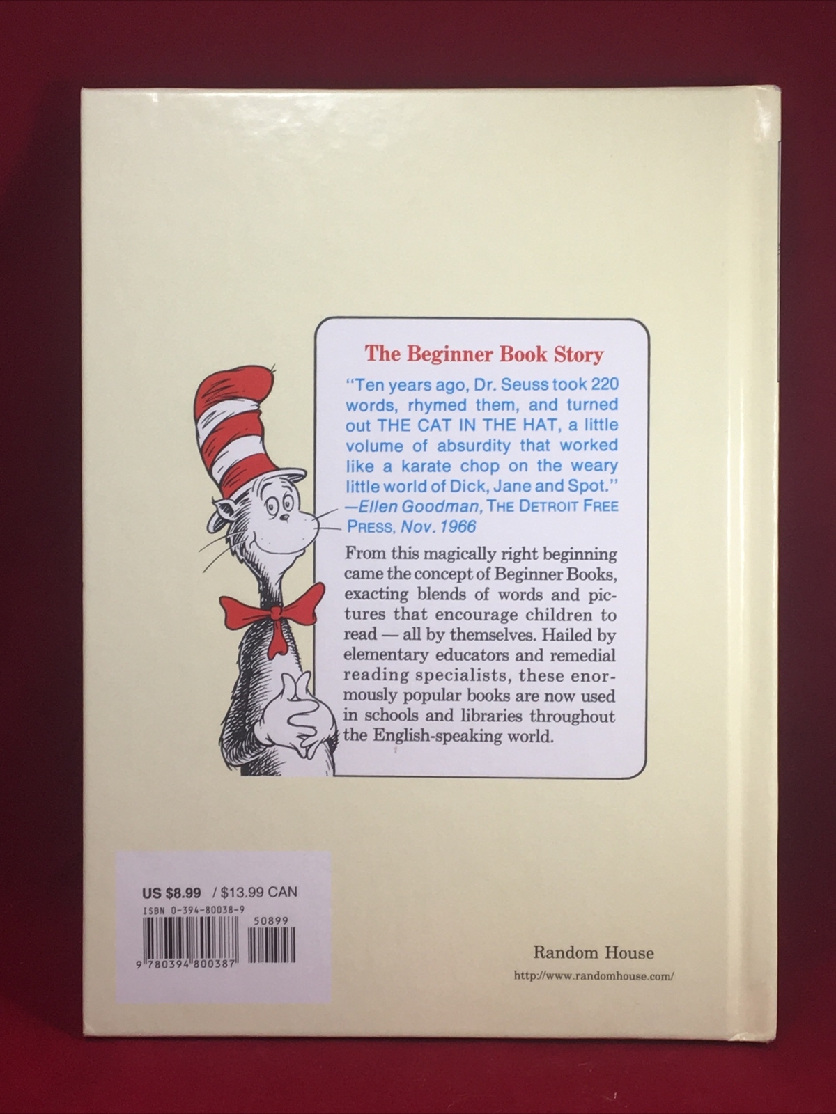 Fox In Socks Dr Suess Like New 1993 Vintage Hardcover
