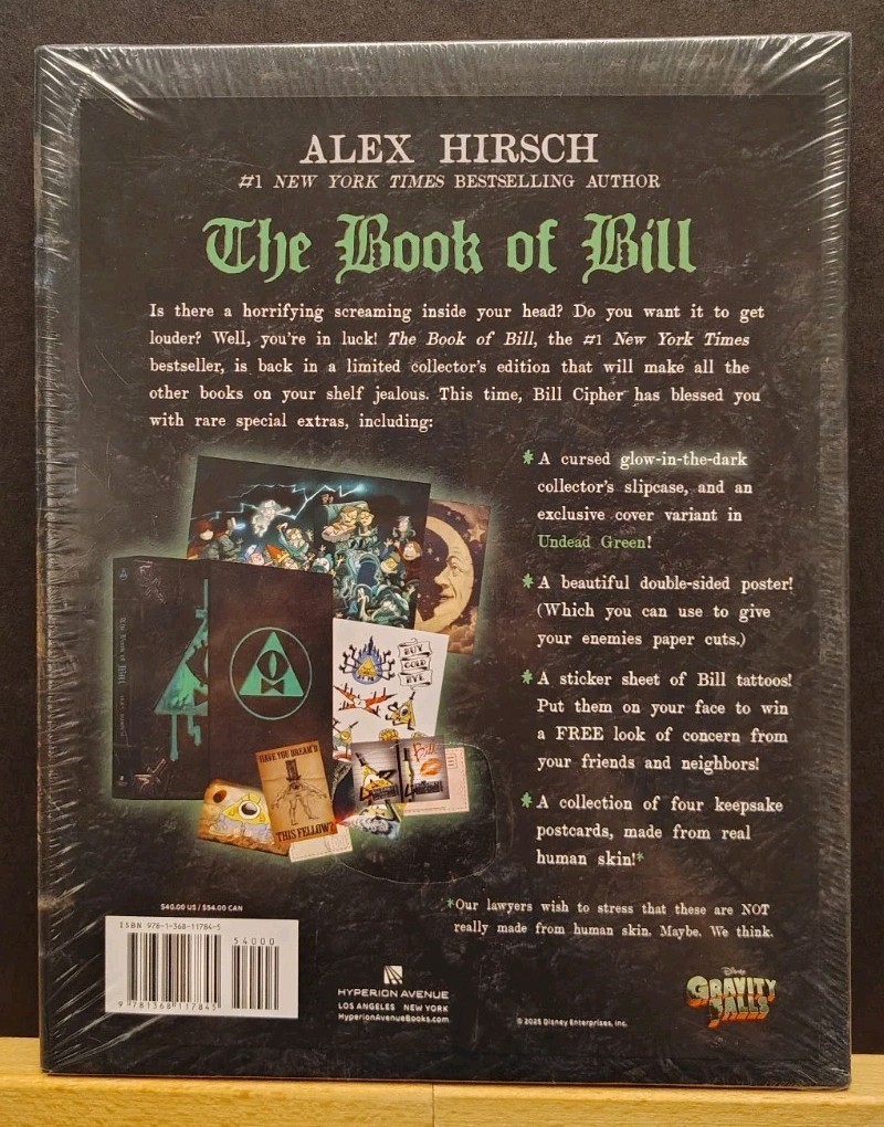 The Book Of Bill By Alex Hirsch Limited Collectors Edition (Hardcover) ** NEW **
