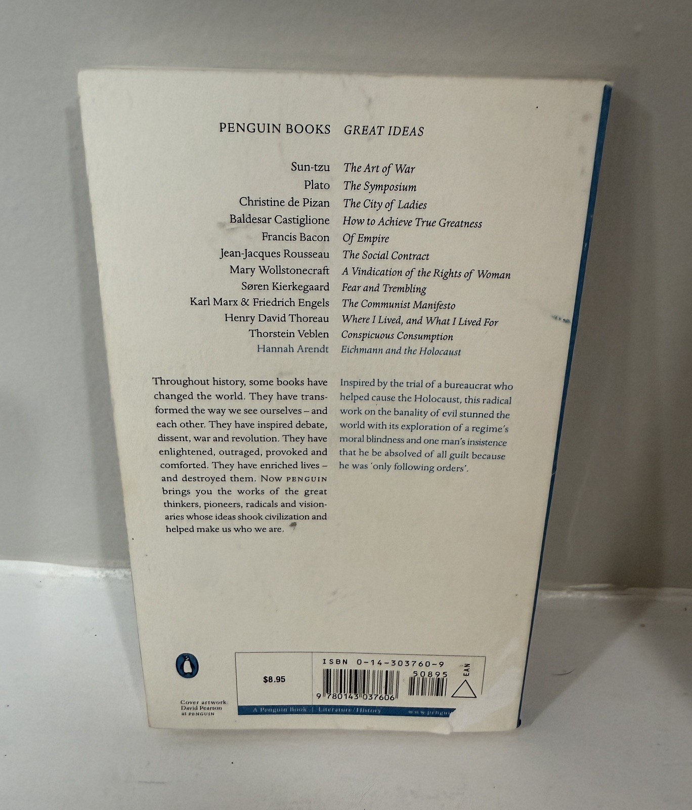 Eichmann and the Holocaust Hannah Arendt Paperback 130pp Very Good
