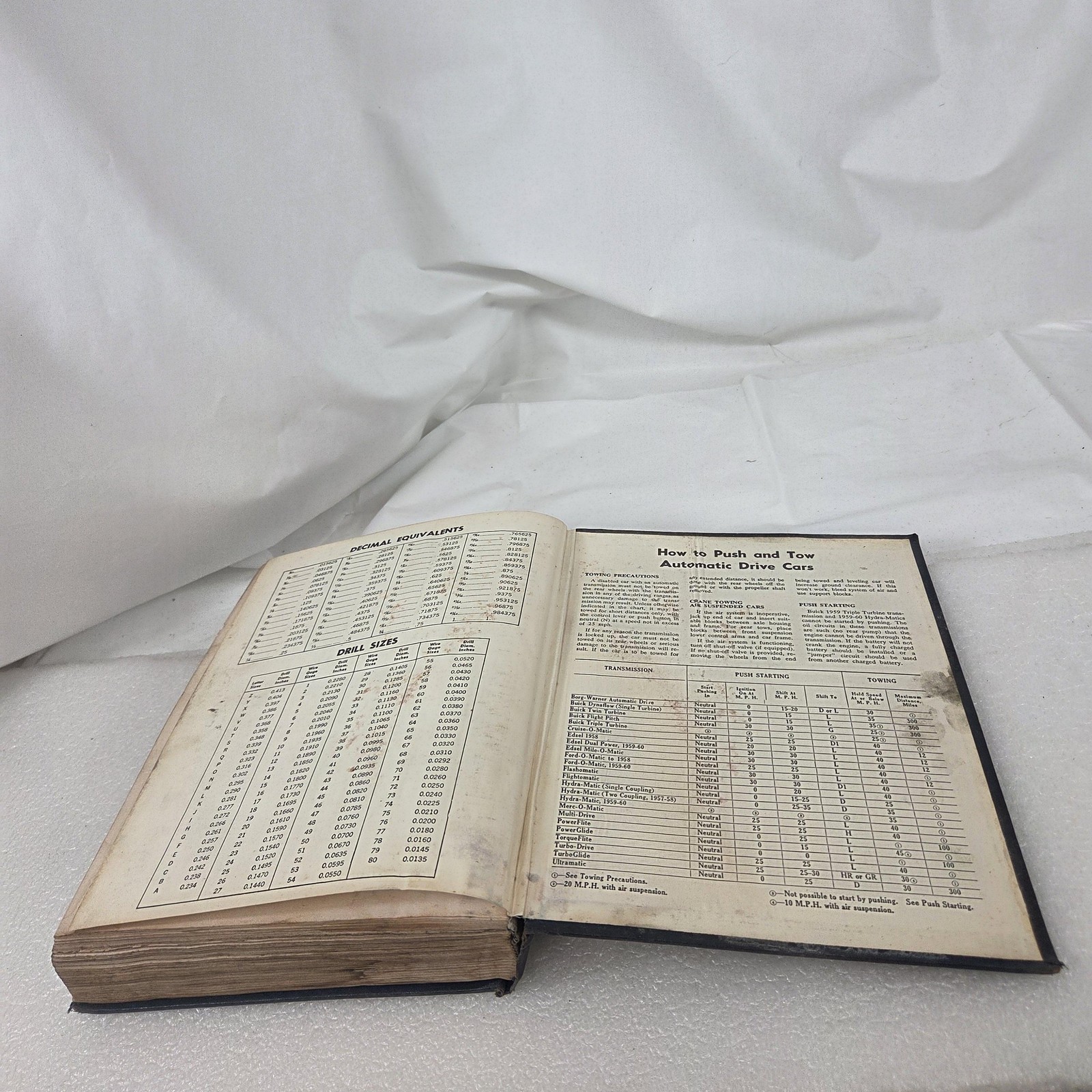 Vintage 1960 Motor&rsquo;s Auto Repair Manual 23rd Edition Hardcover Car Repair Guide