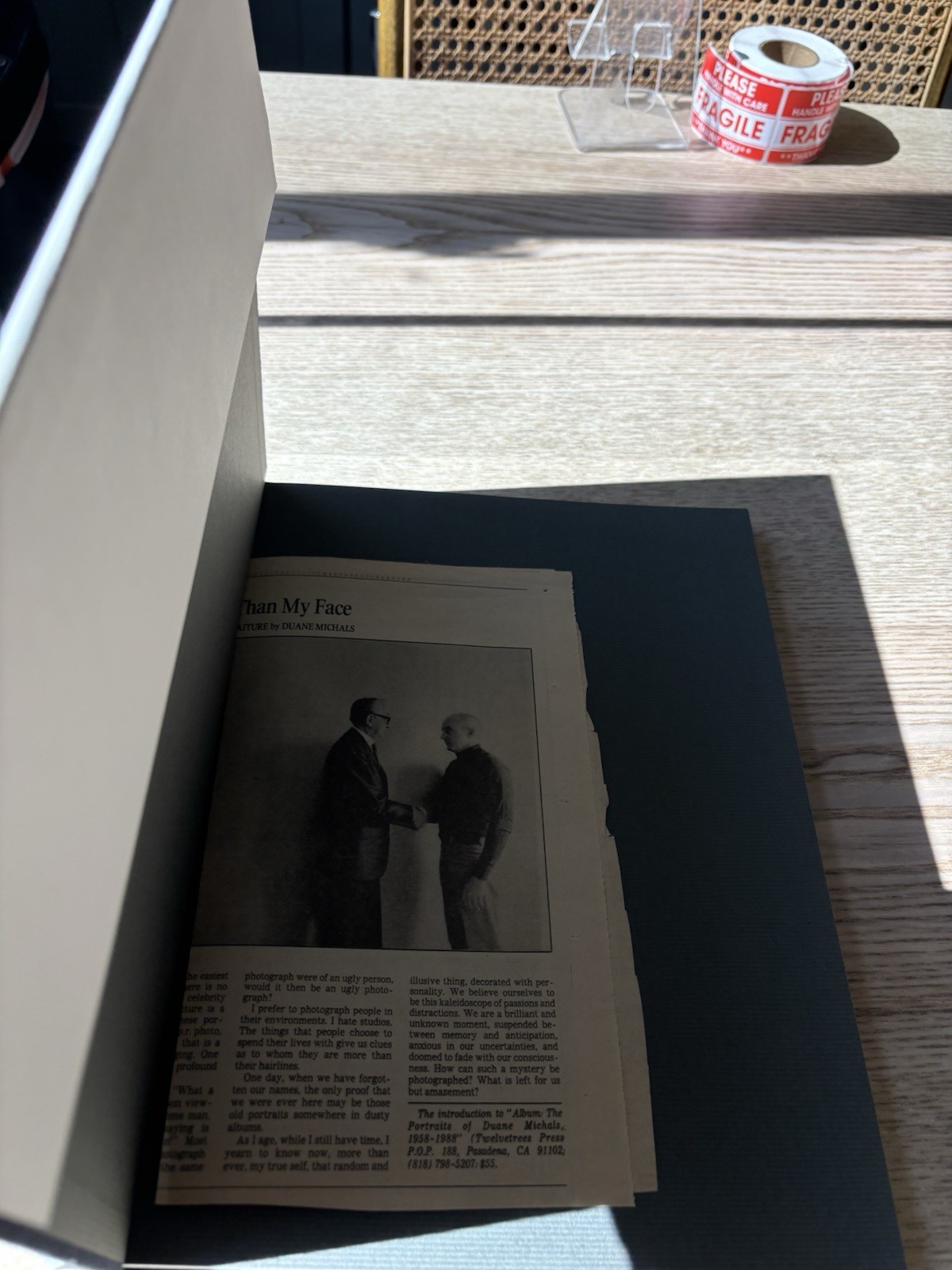 Vintage Limited Edition The Nature of Desire by Duane Michals 1986 Hardcover