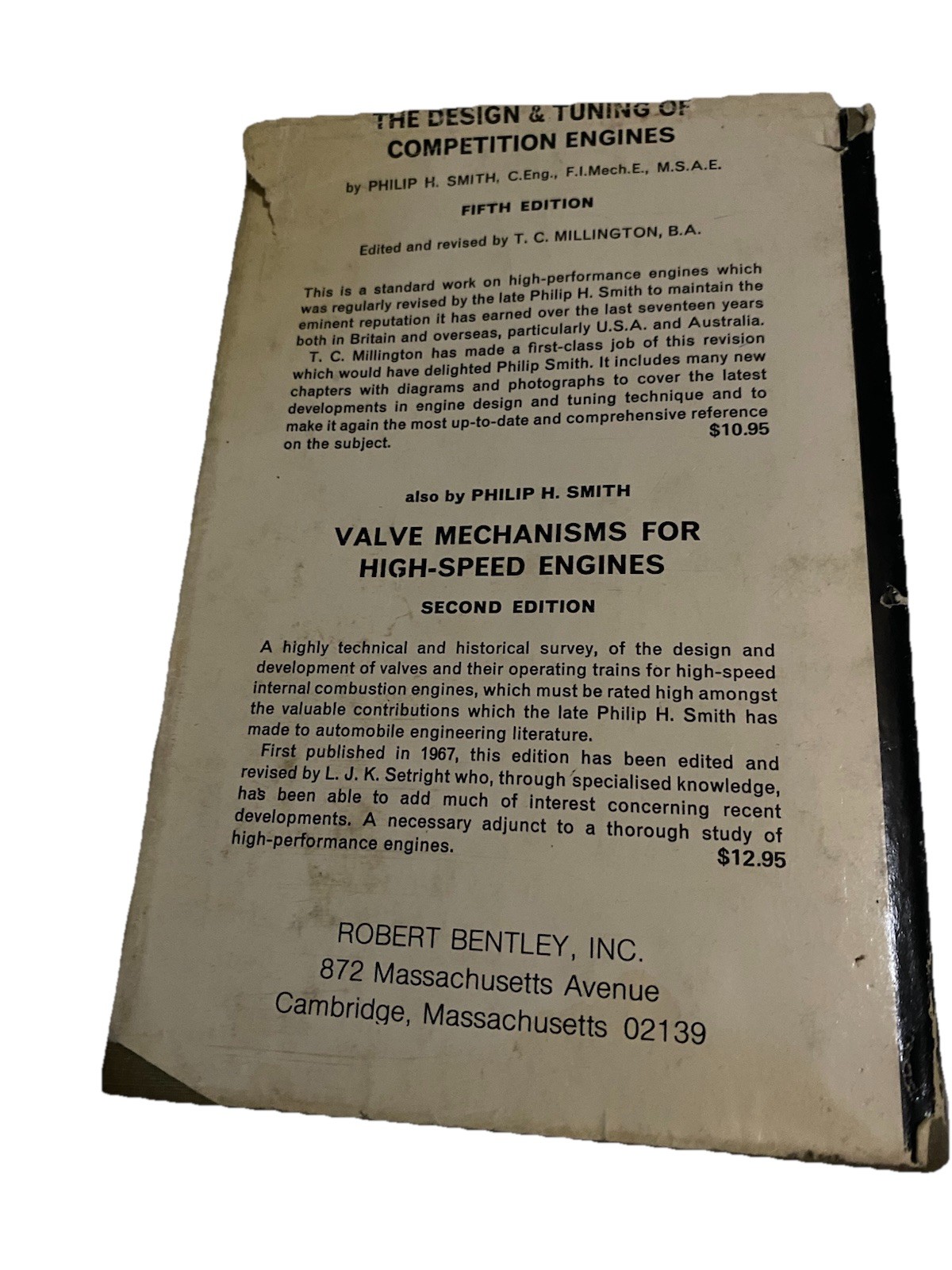 Scientific Design of Exhaust & Intake Systems 3rd Ed. Smith Morrison (1972)