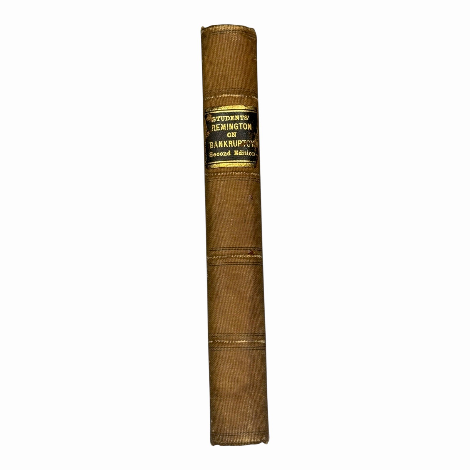 1924 Students Remington Book On Bankruptcy Law, Elements of 2nd Ed. os