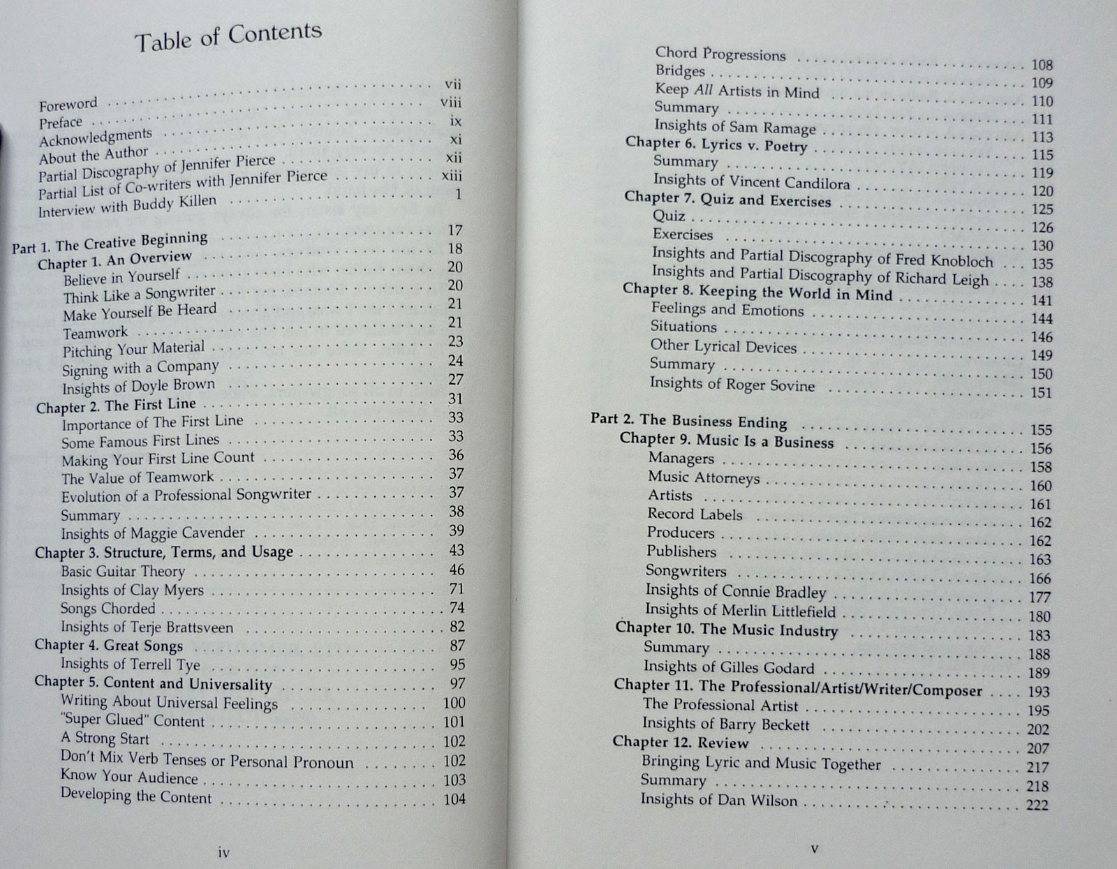 « The Bottom Line Is Money » Pierce&rsquo;s 342-Page Songwriting & Music Industry Guide