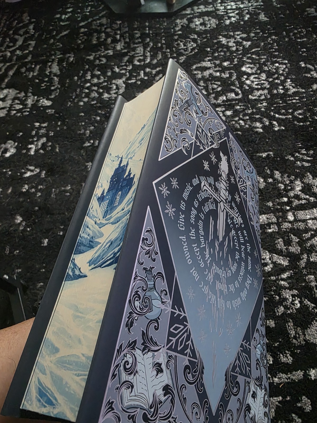 RARE NIB SIGNED Quicksilver Hardback Limited Edition Lilac Library Book