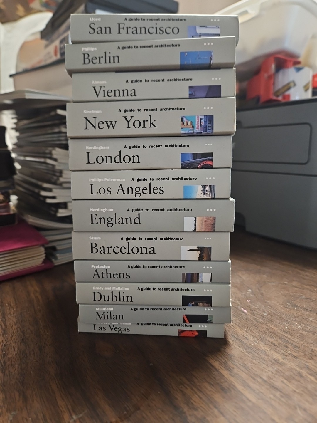 A Guide To Recent Architecture Ellipsis 12 Volume Set Paperback Travel Art