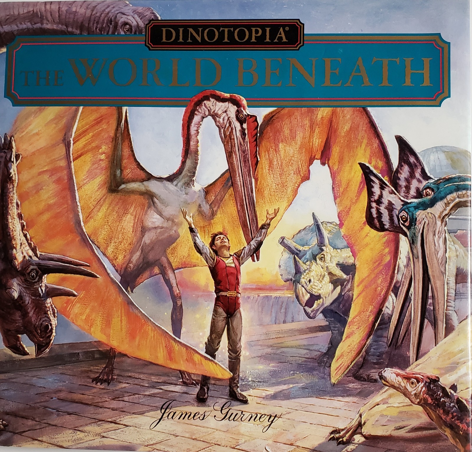 Dinosaurs « Dinotopia – The WORLD BENEATH » by James Gurney. New HC w/DJ 1st Ed.