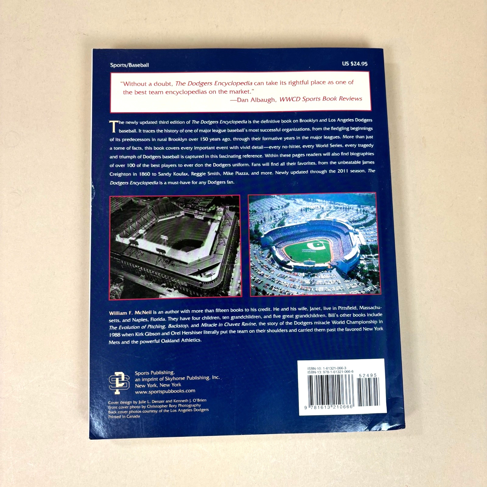 « The Dodgers Encyclopedia » – 3rd Edition by William McNeil – Like New