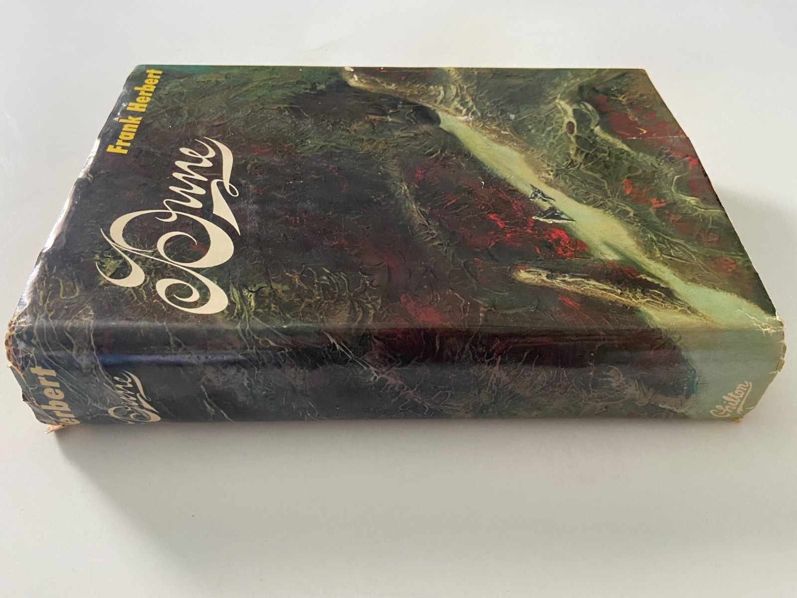 Dune Frank Herbert 1965 BCE Book Club Edition HCDC Gutter Code 43Q