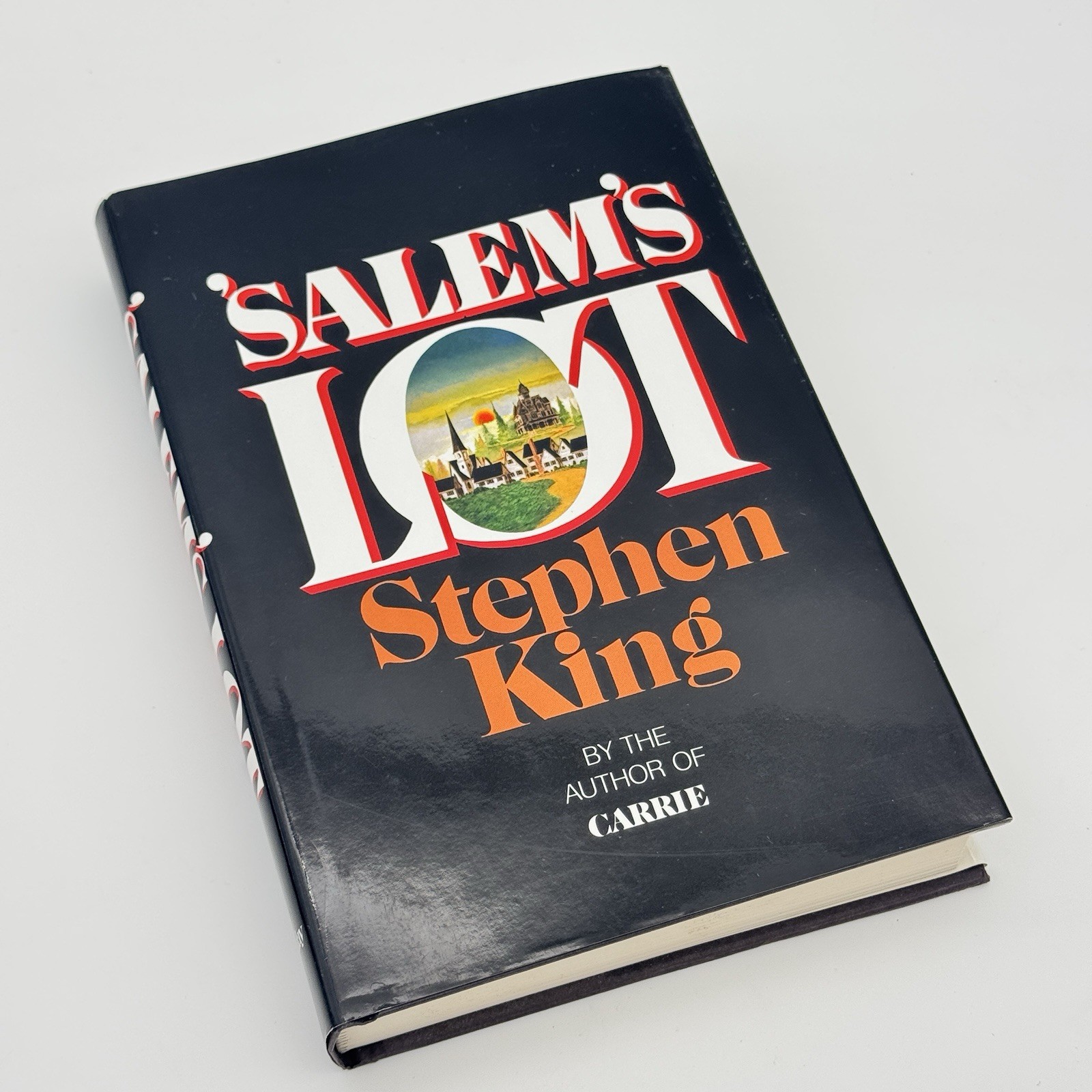 SALEM&rsquo;S LOT by Stephen King HC DJ Doubleday 1975 Black Cover