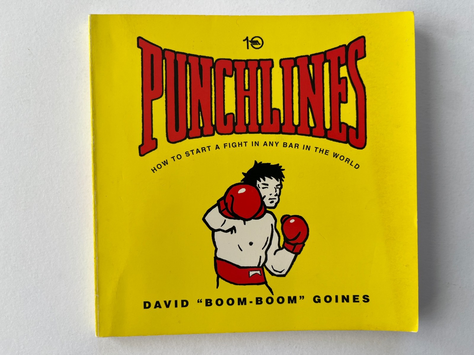 Punchlines By DAVID GOINES ~ rare humor book by poster artist calligraphy