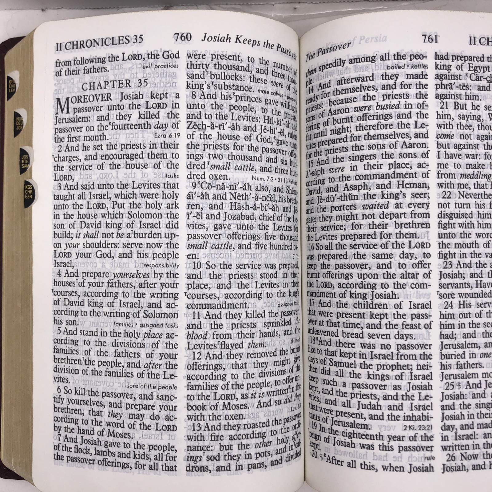 Holy Bible King James Giant Print Reference Concordance Nelson 833 BG Burgundy
