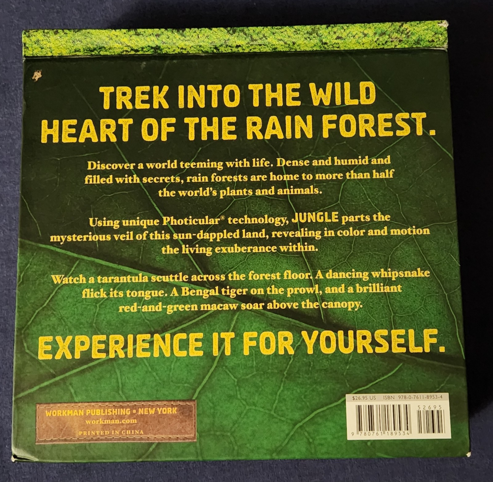 Set of 4 Dan Kainen Photicular Books Jungle Wild Ocean Outback Motion Rare