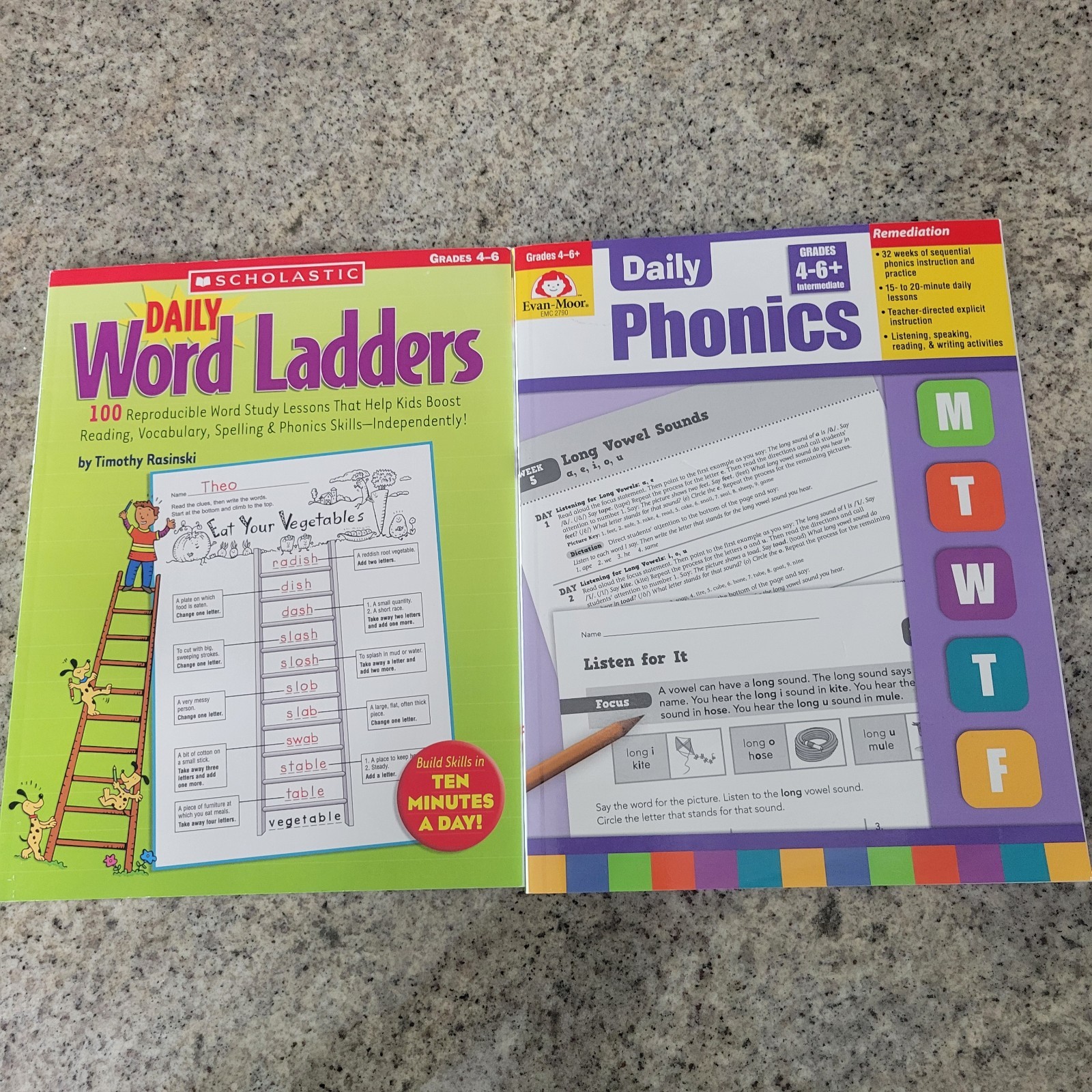 Reading & Phonics Bundle Grades 4–6 – Word Ladders + Daily Phonics Workbooks