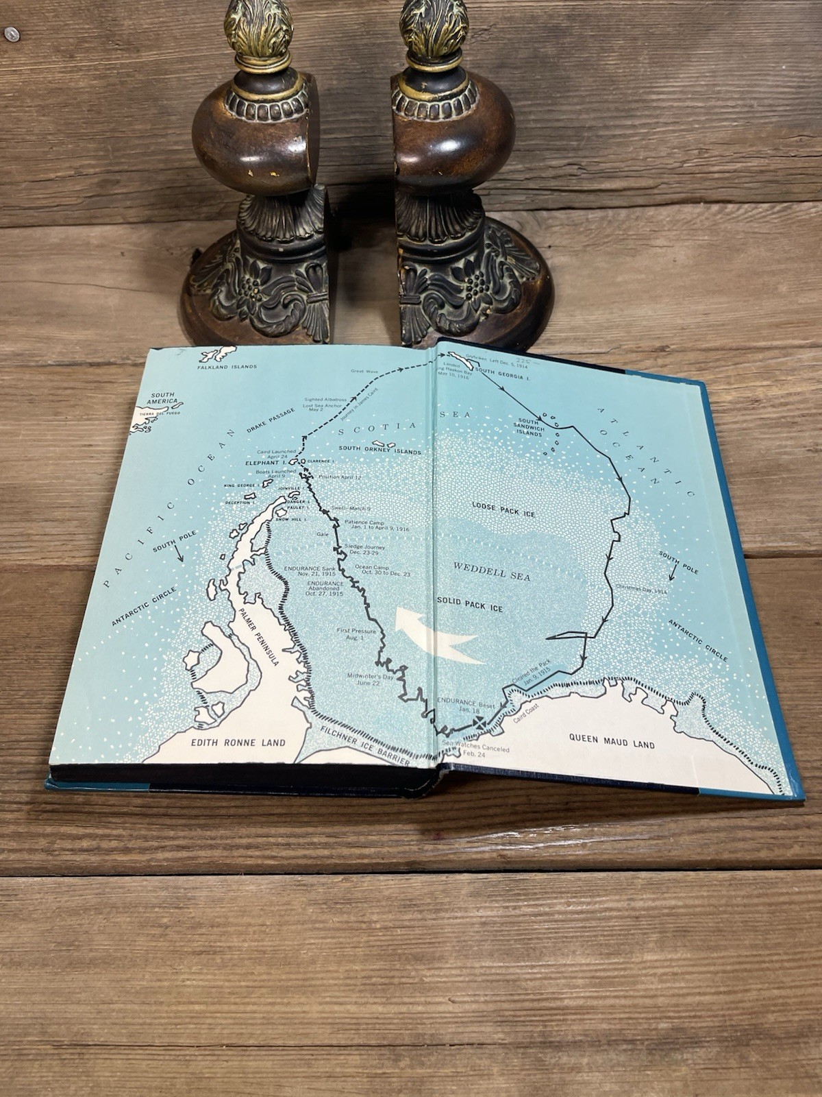 “Endurance” Shackleton&rsquo;s Incredible Voyage, Alfred Lansing HC 1st Edition 1959