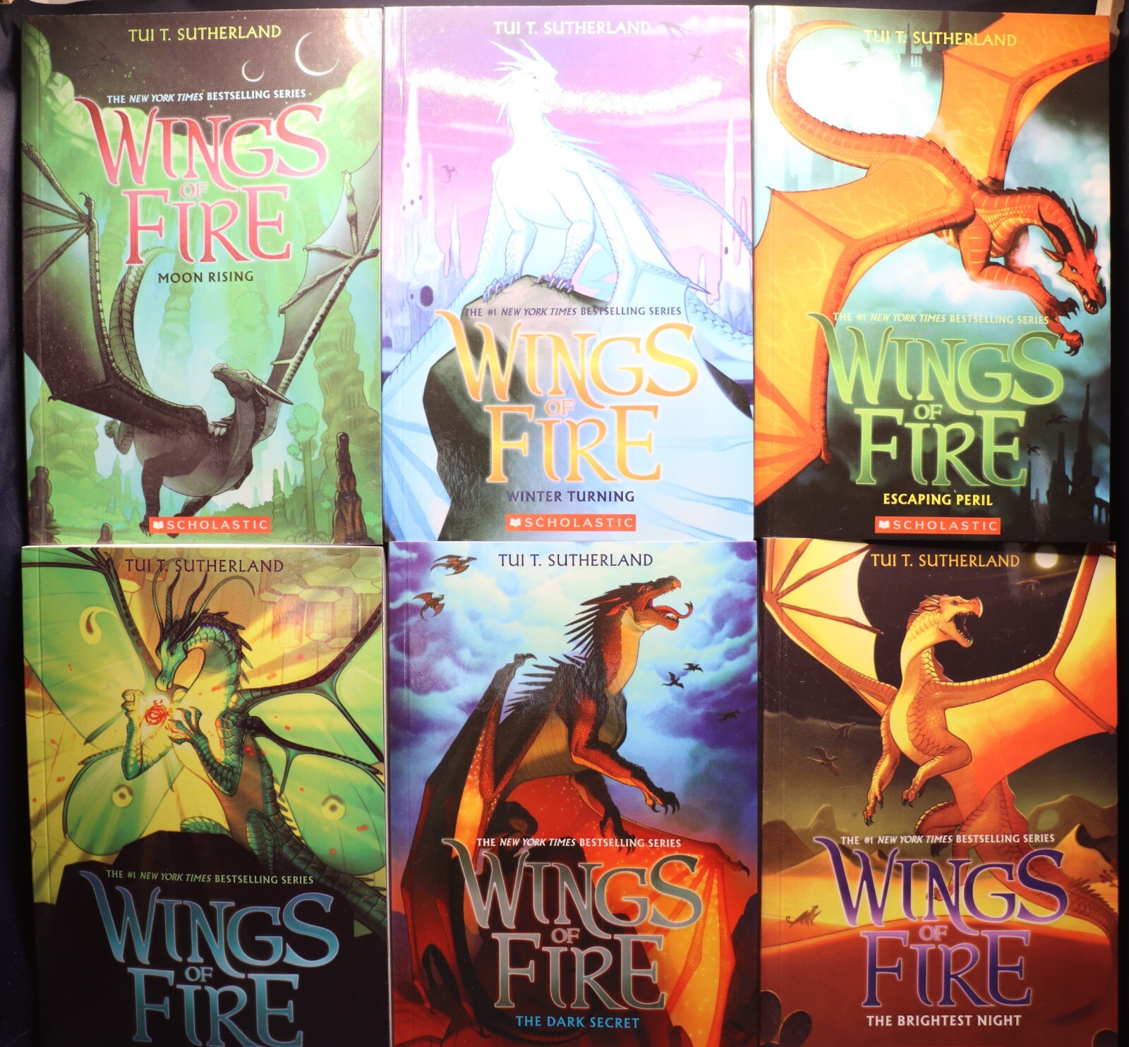 15 Wing of Fire Book Collection by Tui T. Sutherland Paperback New Condition.