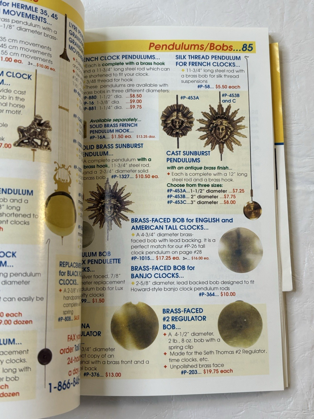Merritt&rsquo;s Clock and Watch Repair Supplies Books & Tools 2006-2007 Catalog PB