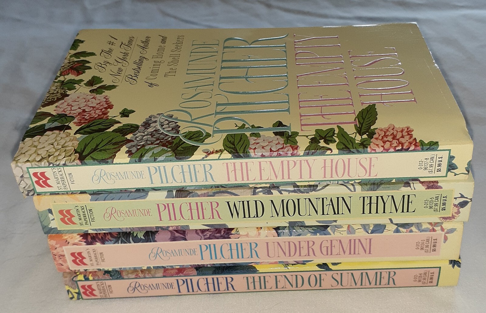 Rosamunde Pilcher Potpourri Boxed Set Of 4 MM Paperbacks Wild Mountain Thyme