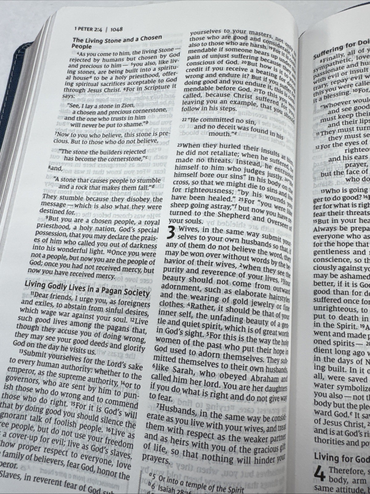 9780510454953 Blue LeatherSoft Niv Zondervan, Thin Line 2022 Red Letter Bible