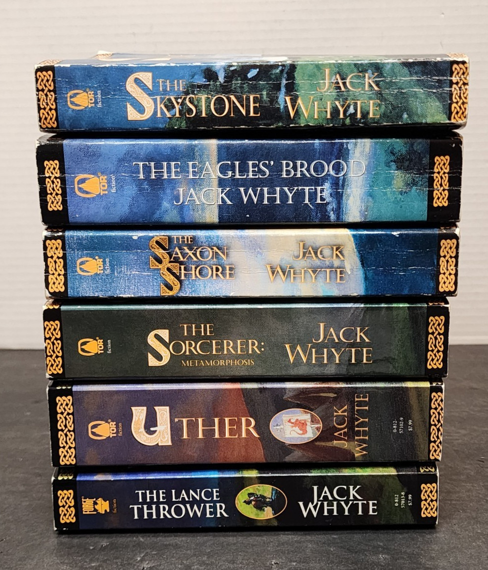 JACK WHYTE&rsquo;S CAMULOD CHRONICLES SERIES 6 BOOK PAPERBACK LOT **GC**