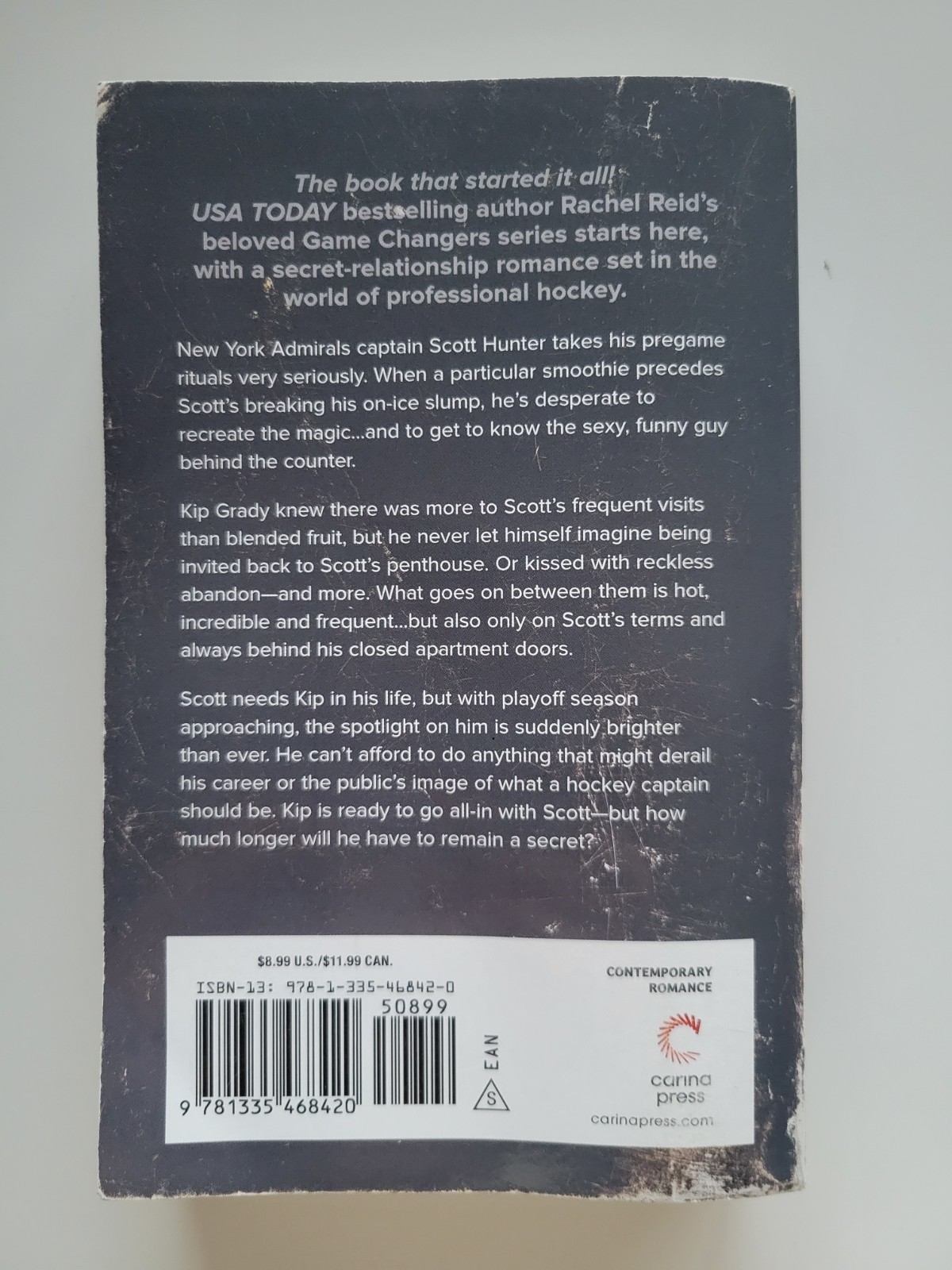2022 GAME CHANGER RACHEL REID PAPERBACK OUT OF PRINT COVER CARINA HEATED RIVALRY