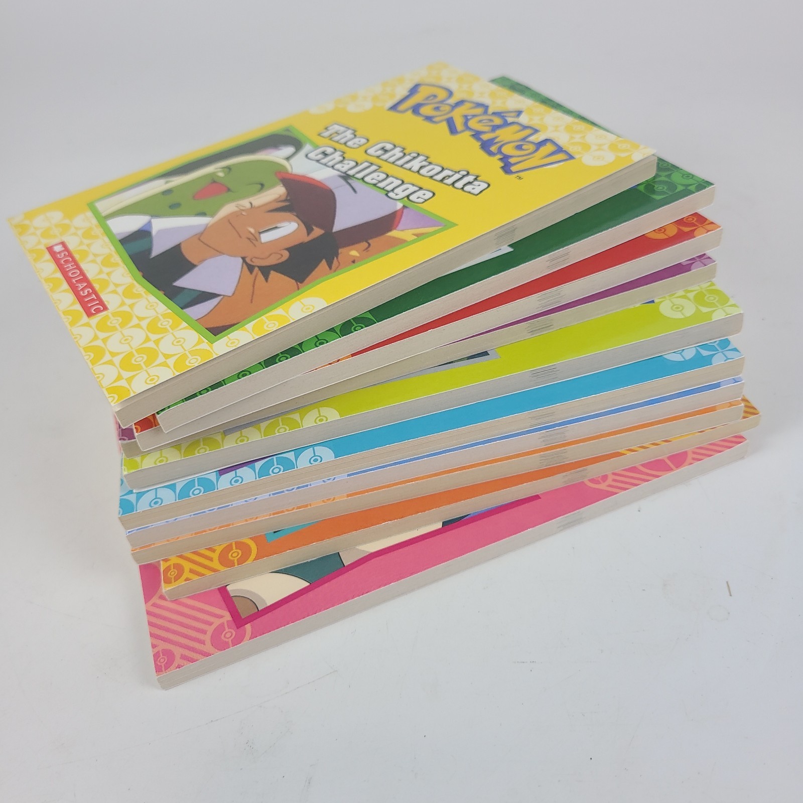Pokemon Chapter Books Lot of 10 Scholastic Paperback Children&rsquo;s Anime Pikachu