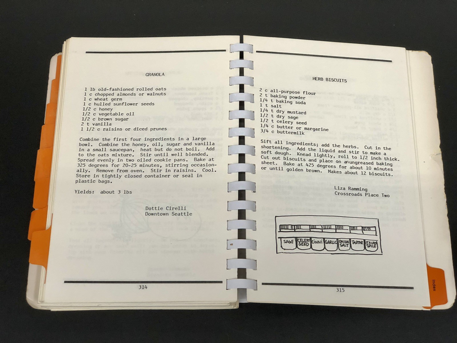 Vtg Cookbook &lsquo;Cuisine a la Nordstrom&rsquo; Vol. 1 Family, Employee Recipes (1979)