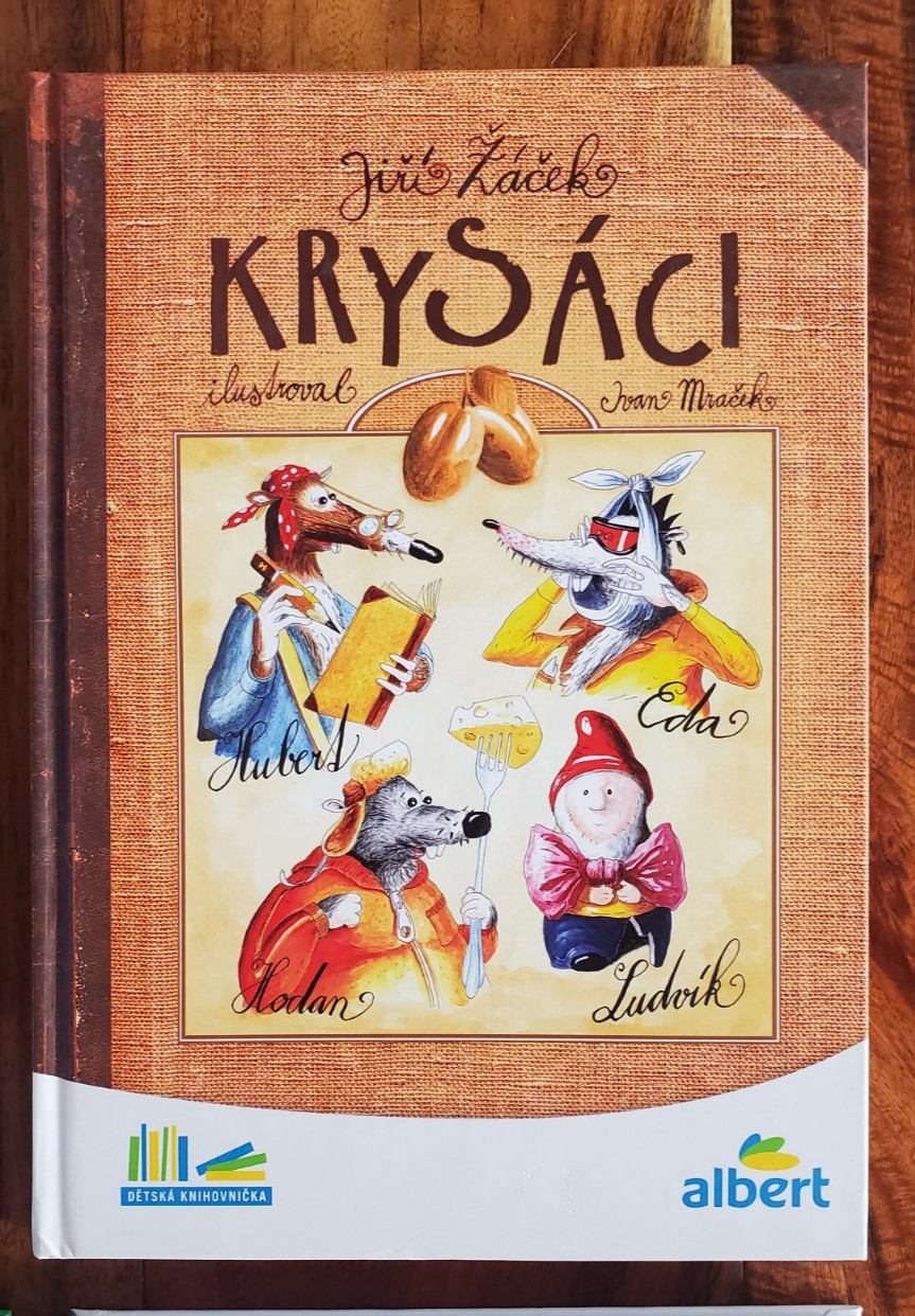 Lot 4 Kids Children&rsquo;s CZECH Language BOOKS ALBERT Fiction Hardcovers Detska