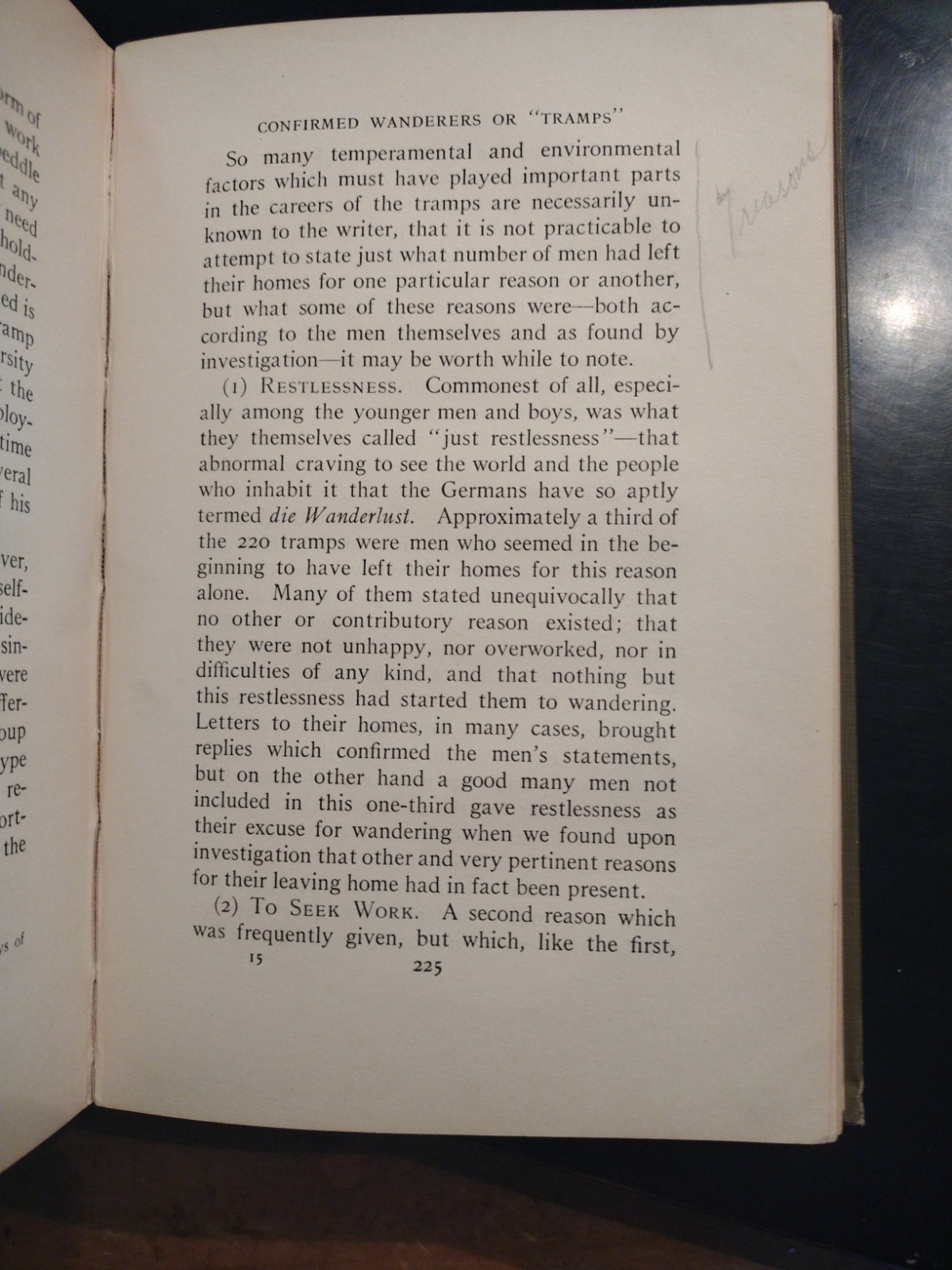 ONE THOUSAND HOMELESS MEN. Study of Original Records. Alice W. Solenberger 1911