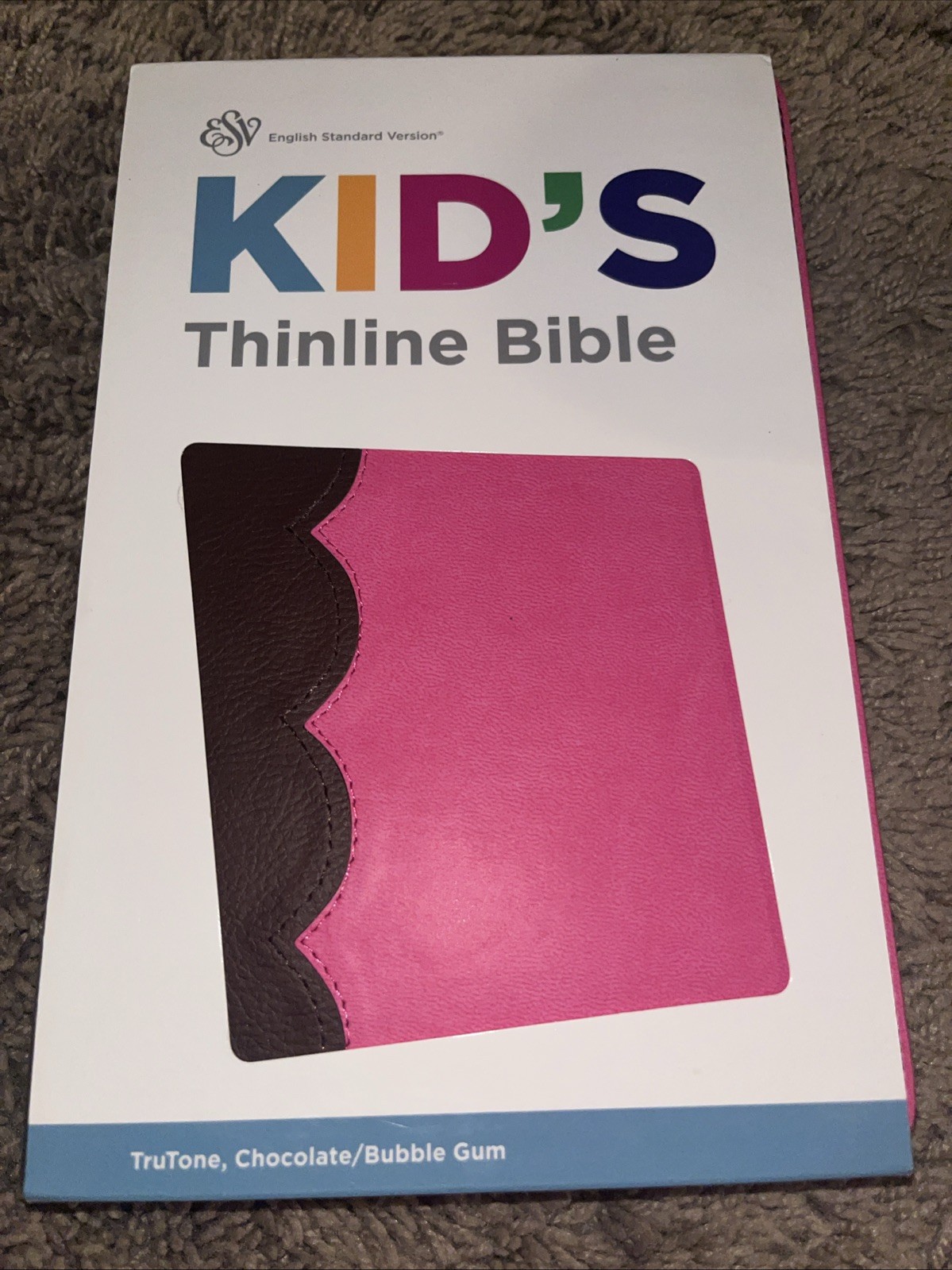 ESV Kid&rsquo;s Thinline Bible (TruTone, Chocolate/Bubble Gum) (2014, Imitation…
