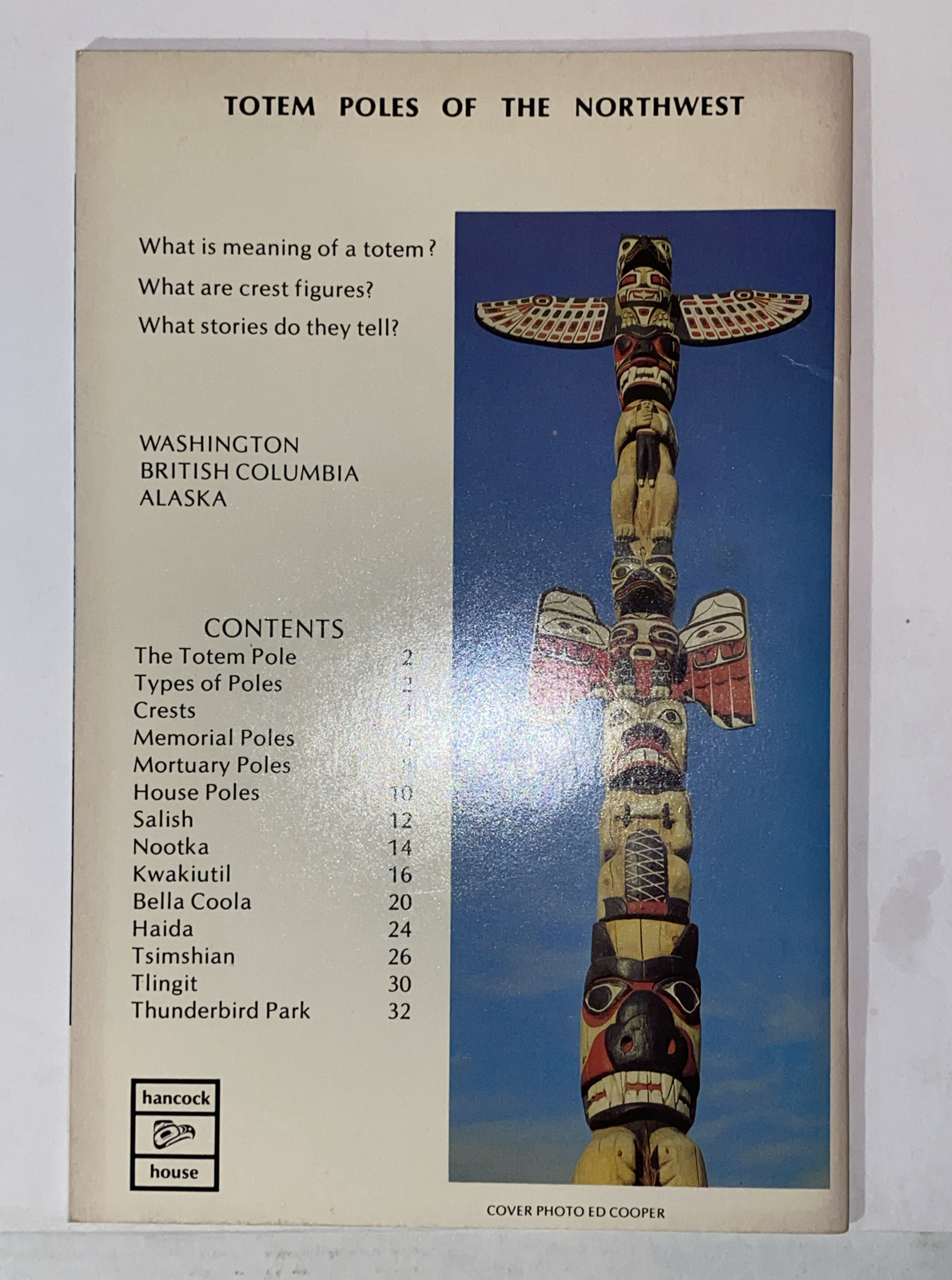 Act Ser.: Totem Poles of the Northwest by D. Allen (1977, Trade Paperback)