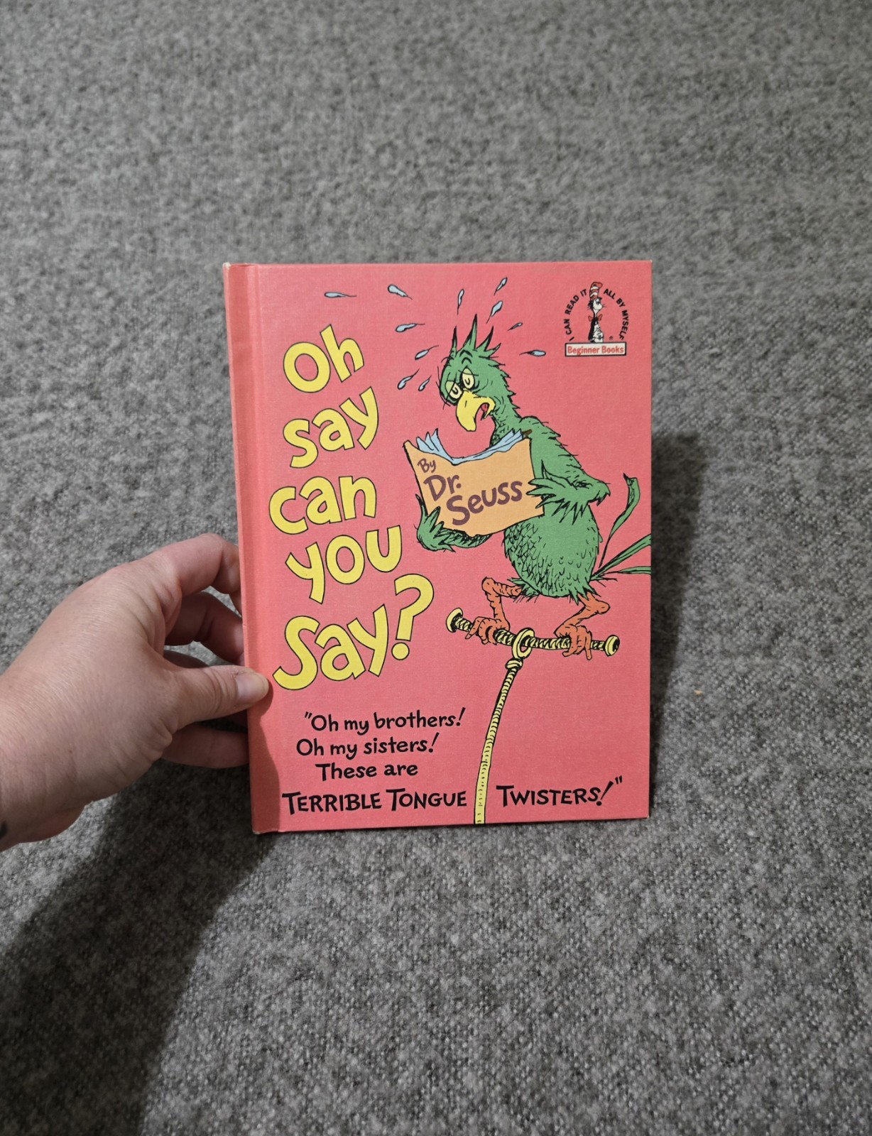 Vintage Dr Suess Oh Say Can You Say Book Copyright 1979