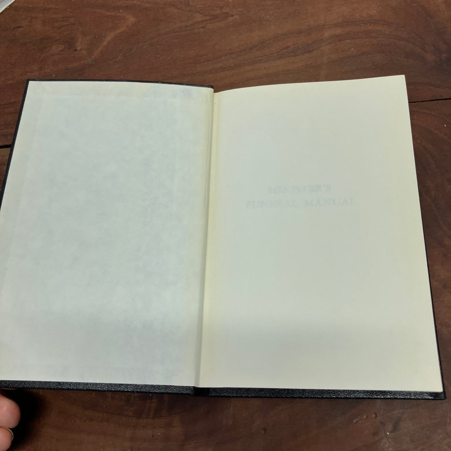 Minister&rsquo;s Funeral Manual Samuel Ward Hutton 1971 2nd Printing Baker Book