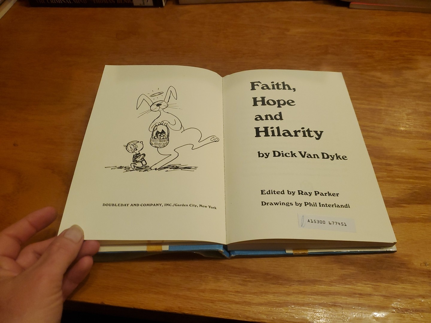 Faith, Hope and Hilarity by Dick Van Dyke 1972 HCDJ