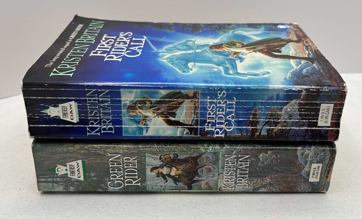 Kristen Britain Fantasy Green Rider and First Rider&rsquo;s Call Book Lot 2 PB Books