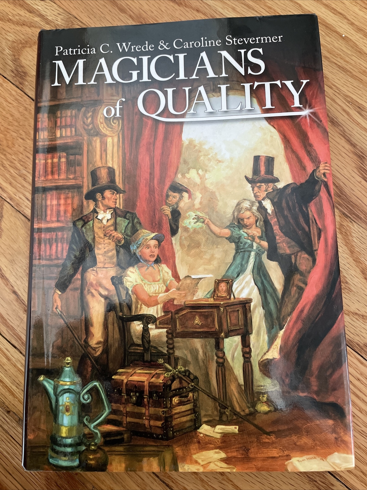 MAGICIANS QUALITY Patricia Wrede Caroline Stevermer HCDJ Book Club 2 Novels VG