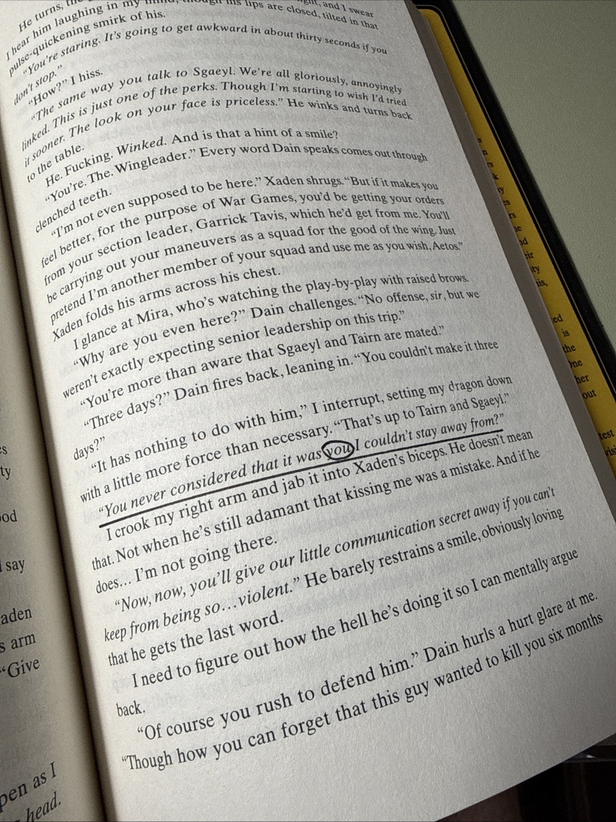 Fourth Wing by Rebecca Yarros, First Edition Good