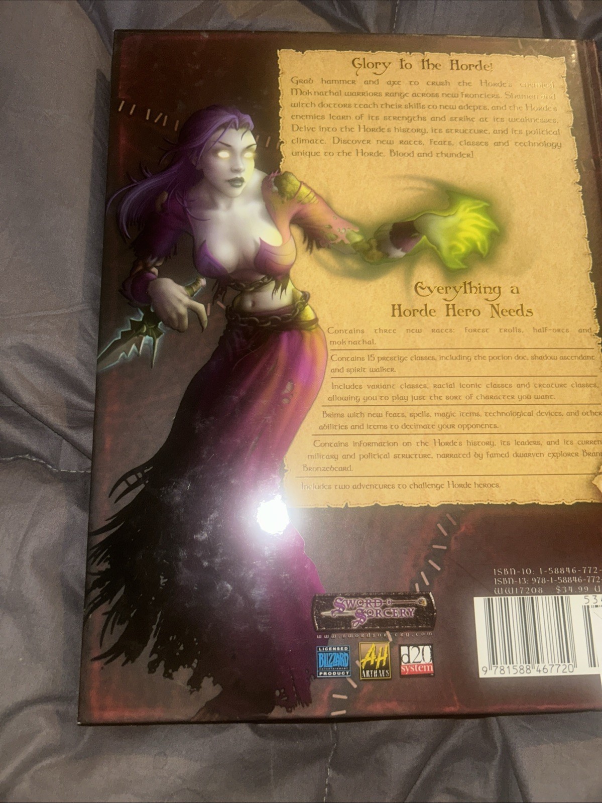 World of Warcraft: Horde Player&rsquo;s Guide by Bruce Graw Hardcover – New Old Stock