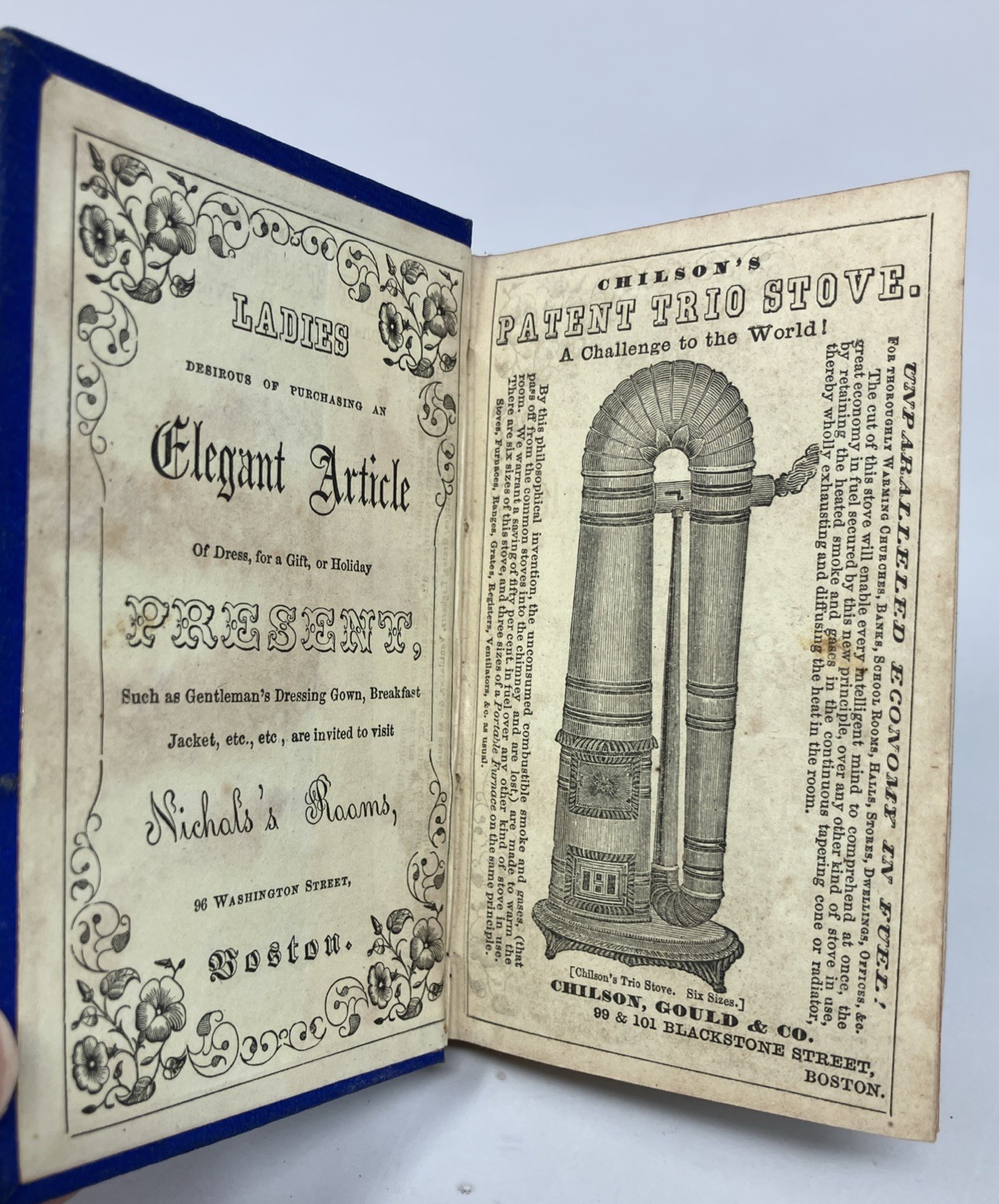 The Lady&rsquo;s Almanac for 1856 Boston MA Miniature Book