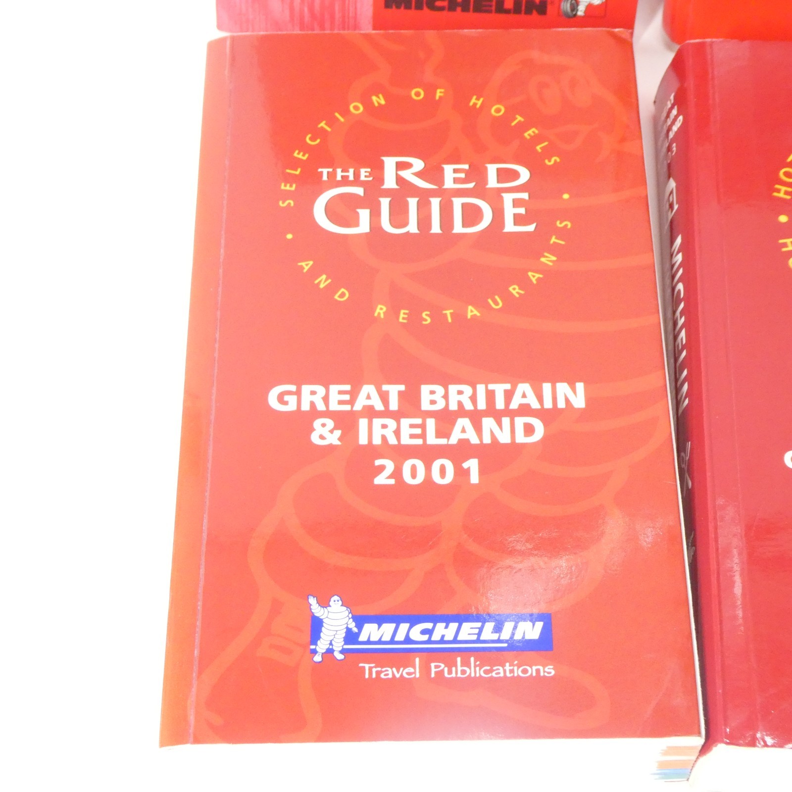 Michelin Red Guide Book Lot – London Great Britain Ireland Switzerland 1995-2003